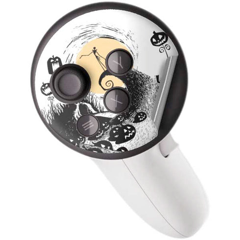 Disney The Nightmare Before Christmas Jack on Spiral Hill Art Meta Quest 3S Skin