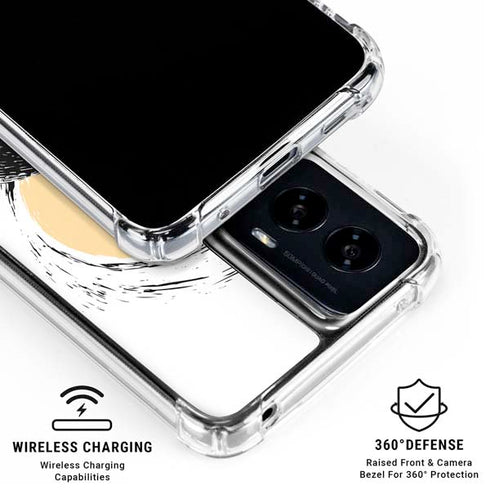 Disney The Nightmare Before Christmas Jack on Spiral Hill Art Moto G Power 5G (2024) Clear Case