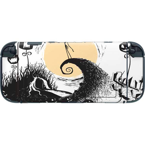Disney The Nightmare Before Christmas Jack on Spiral Hill Art Nintendo Switch 2 (2025) with Joy-Con Skin