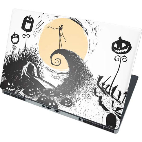 Disney The Nightmare Before Christmas Jack on Spiral Hill Art Dell Precision Skin