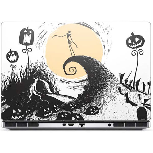Disney The Nightmare Before Christmas Jack on Spiral Hill Art Dell Precision Skin