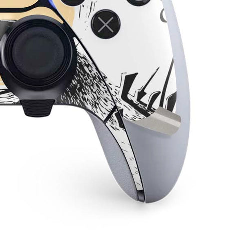 Disney The Nightmare Before Christmas Jack on Spiral Hill Art PS5 DualSense Edge Pro Controller Skin