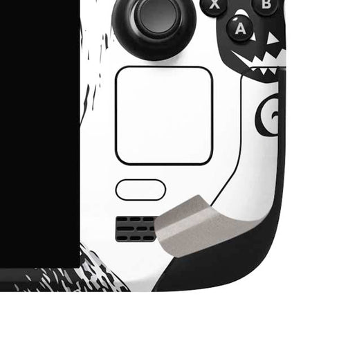 Disney The Nightmare Before Christmas Jack on Spiral Hill Art Steam Deck Handheld Gaming Computer OLED Skin