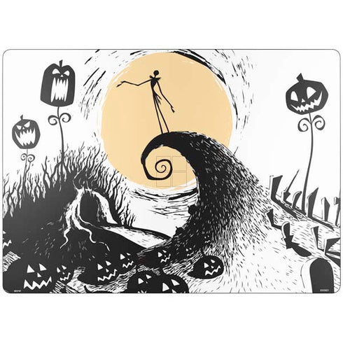 Disney The Nightmare Before Christmas Jack on Spiral Hill Art Surface Laptop 7 13.8in Skin