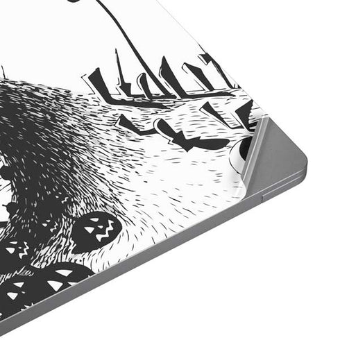 Disney The Nightmare Before Christmas Jack on Spiral Hill Art Laptop Skins