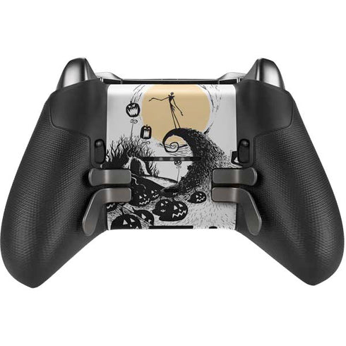 Disney The Nightmare Before Christmas Jack on Spiral Hill Art Xbox Elite Wireless Controller Series 2 Skin