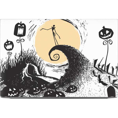 Disney The Nightmare Before Christmas Jack on Spiral Hill Art Dell XPS Skin