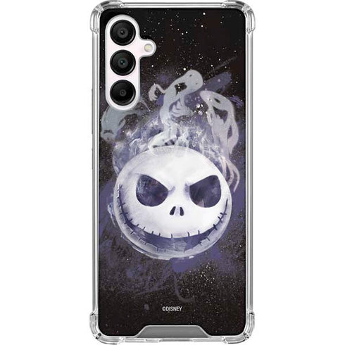 Disney The Nightmare Before Christmas Jack Skellington Face Art Galaxy A16 5G Clear Case