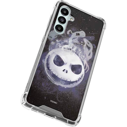 Disney The Nightmare Before Christmas Jack Skellington Face Art Galaxy A16 5G Clear Case