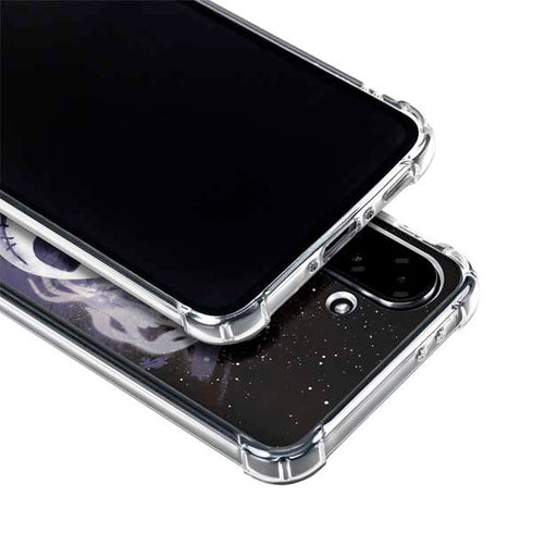 Disney The Nightmare Before Christmas Jack Skellington Face Art Galaxy A36 5G Clear Case