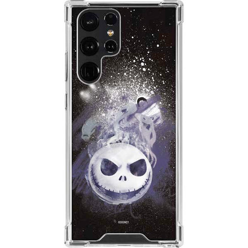 Disney The Nightmare Before Christmas Jack Skellington Face Art Galaxy S23 Ultra Clear Case