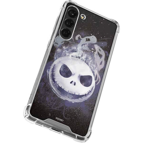 Disney The Nightmare Before Christmas Jack Skellington Face Art Galaxy S24 FE Clear Case
