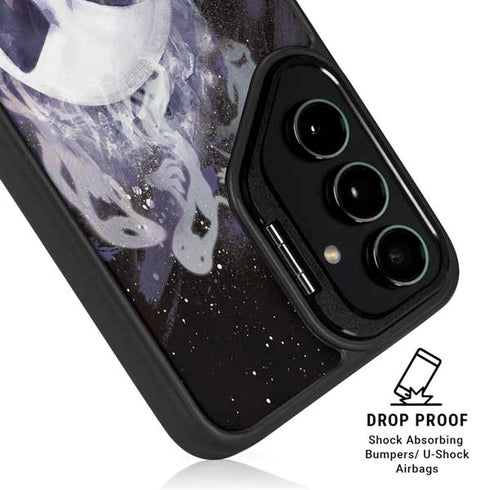 Disney The Nightmare Before Christmas Jack Skellington Face Art Galaxy S25 Kickstand Case