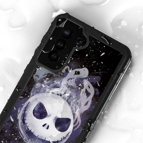 Disney The Nightmare Before Christmas Jack Skellington Face Art Galaxy S24 Plus Waterproof Case