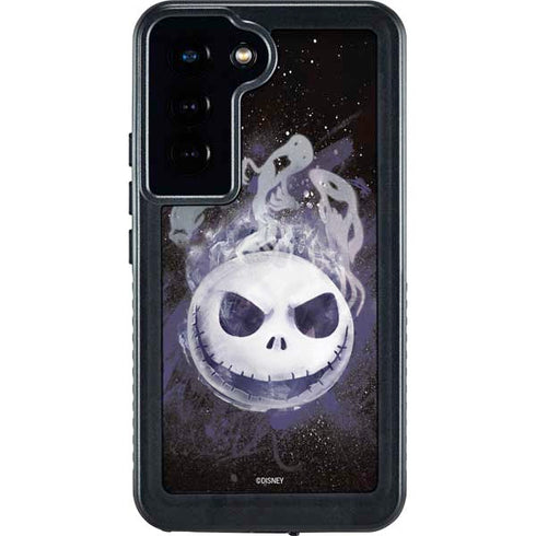 Disney The Nightmare Before Christmas Jack Skellington Face Art Galaxy S24 Waterproof Case
