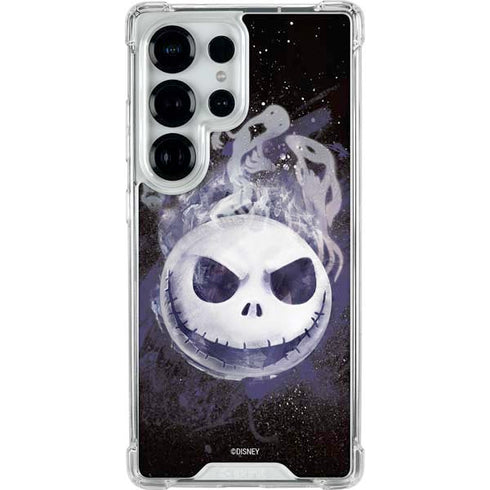 Disney The Nightmare Before Christmas Jack Skellington Face Art Galaxy S26 Ultra Clear Case