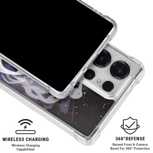 Disney The Nightmare Before Christmas Jack Skellington Face Art Galaxy S26 Ultra Clear Case