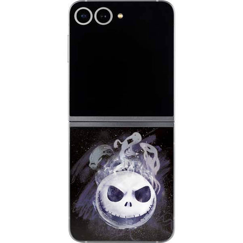 Disney The Nightmare Before Christmas Jack Skellington Face Art Galaxy Z Flip6 Skin