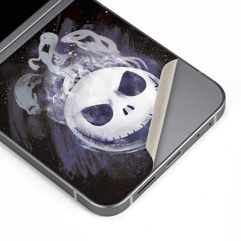 Disney The Nightmare Before Christmas Jack Skellington Face Art Galaxy Z Flip6 Skin