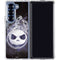 Disney The Nightmare Before Christmas Jack Skellington Face Art Galaxy Z Fold6 Clear Case
