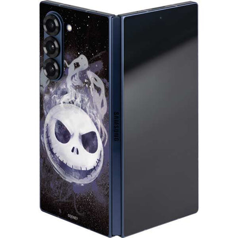 Disney The Nightmare Before Christmas Jack Skellington Face Art Galaxy Z Fold6 Skin