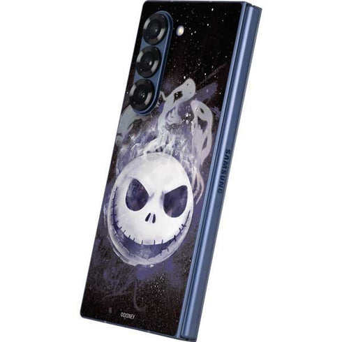 Disney The Nightmare Before Christmas Jack Skellington Face Art Galaxy Z Fold6 Skin