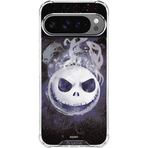 Disney The Nightmare Before Christmas Jack Skellington Face Art Google Pixel 10 Pro XL Clear Case
