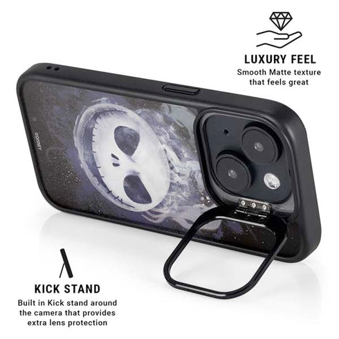 Disney The Nightmare Before Christmas Jack Skellington Face Art iPhone 14 Plus Kickstand Case