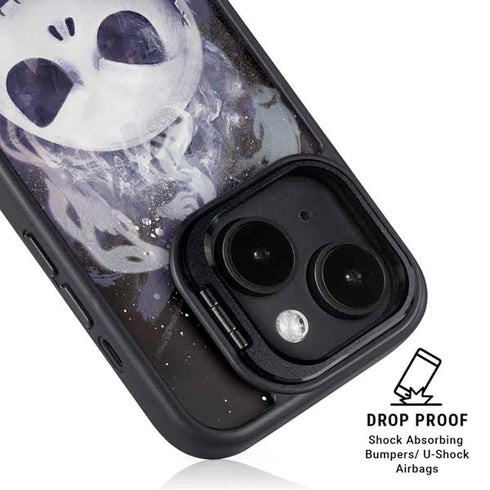 Disney The Nightmare Before Christmas Jack Skellington Face Art iPhone 14 Plus Kickstand Case