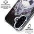 Disney The Nightmare Before Christmas Jack Skellington Face Art iPhone 16 Clear Case