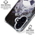 Disney The Nightmare Before Christmas Jack Skellington Face Art iPhone 16 Plus Clear Case