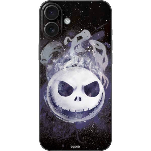 Disney The Nightmare Before Christmas Jack Skellington Face Art iPhone 16 Plus Skin