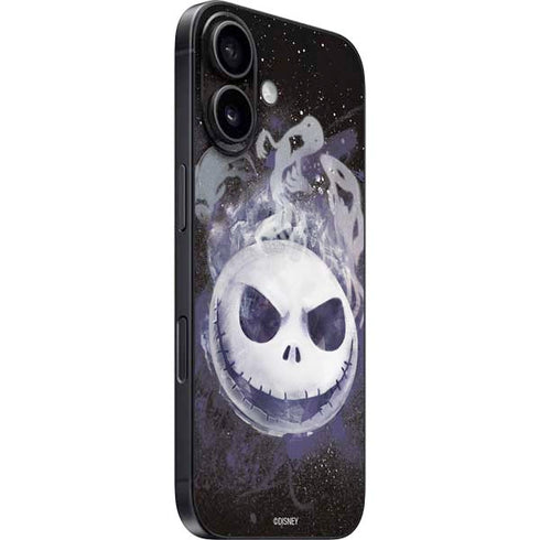Disney The Nightmare Before Christmas Jack Skellington Face Art iPhone 16 Plus Skin