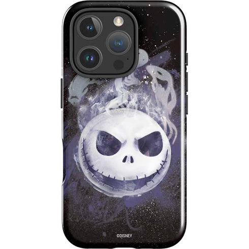 Disney The Nightmare Before Christmas Jack Skellington Face Art iPhone 16 Pro Impact Case