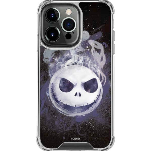 Disney The Nightmare Before Christmas Jack Skellington Face Art iPhone 16 Pro Max Clear Case