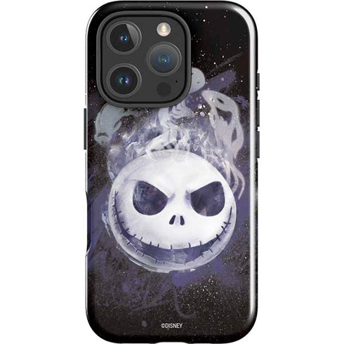 Disney The Nightmare Before Christmas Jack Skellington Face Art iPhone 16 Pro Max Impact Case
