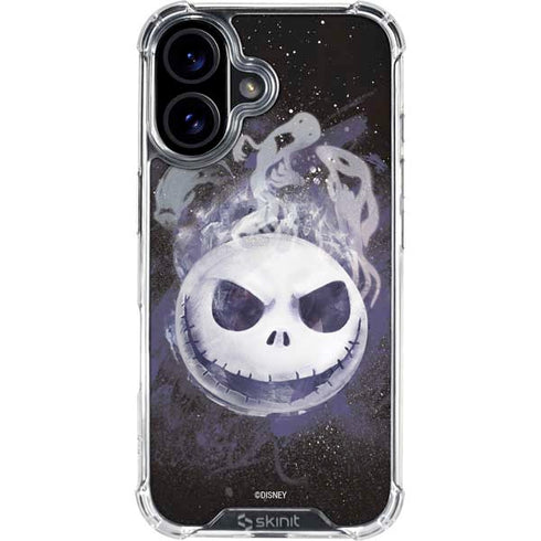 Disney The Nightmare Before Christmas Jack Skellington Face Art iPhone 17 Clear Case