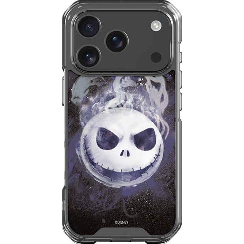 Disney The Nightmare Before Christmas Jack Skellington Face Art iPhone 18 Pro Clear Case