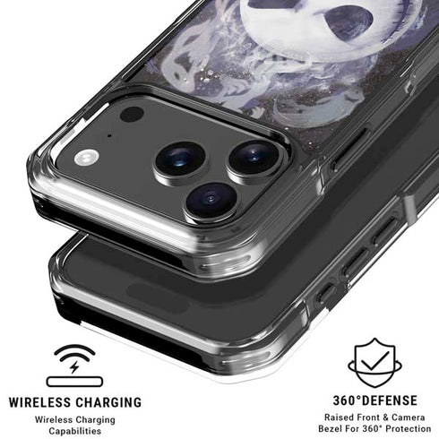 Disney The Nightmare Before Christmas Jack Skellington Face Art iPhone 18 Pro Clear Case