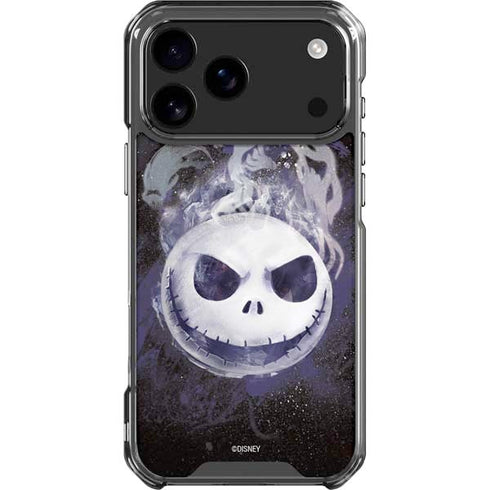 Disney The Nightmare Before Christmas Jack Skellington Face Art iPhone 18 Pro Max Clear Case