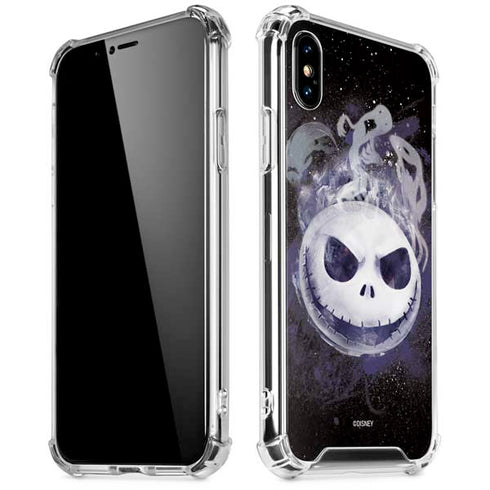 Disney The Nightmare Before Christmas Jack Skellington Face Art iPhone X/XS Clear Case