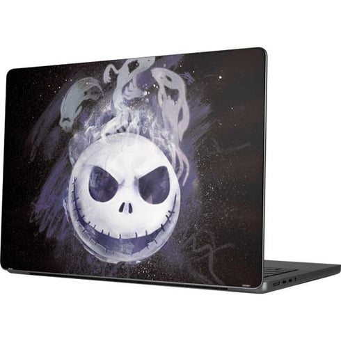 Disney The Nightmare Before Christmas Jack Skellington Face Art Apple MacBook Pro 14-inch Skin