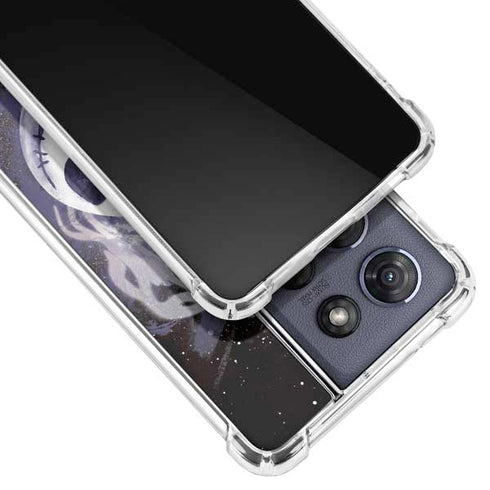 Disney The Nightmare Before Christmas Jack Skellington Face Art Moto G 5G (2025) Clear Case
