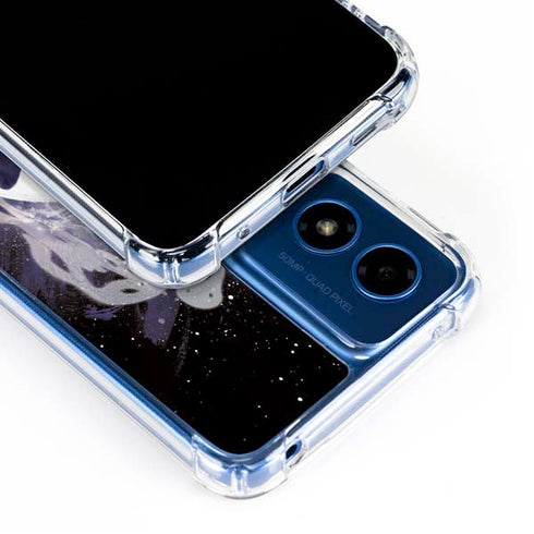 Disney The Nightmare Before Christmas Jack Skellington Face Art Moto G 5G (2024) Clear Case