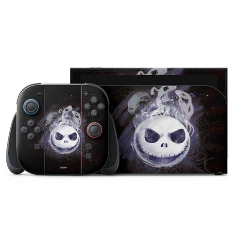 Disney The Nightmare Before Christmas Jack Skellington Face Art Nintendo Skins