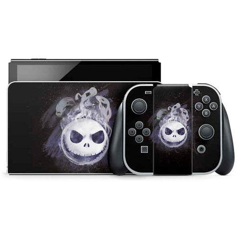 Disney The Nightmare Before Christmas Jack Skellington Face Art Nintendo Skins