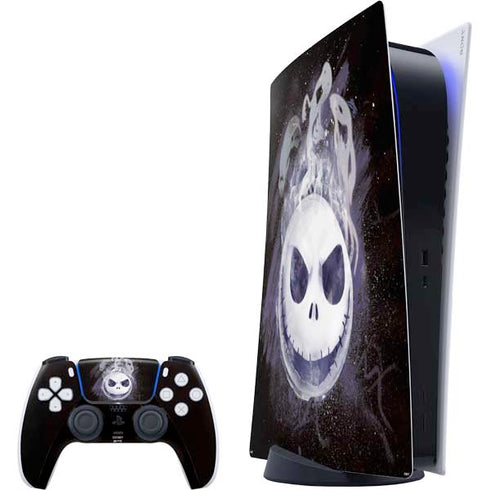 Disney The Nightmare Before Christmas Jack Skellington Face Art PlayStation PS5 Skins