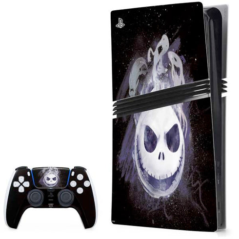 Disney The Nightmare Before Christmas Jack Skellington Face Art PlayStation PS5 Skins