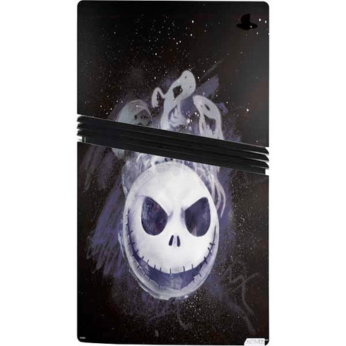 Disney The Nightmare Before Christmas Jack Skellington Face Art PS5 Pro Console Skin