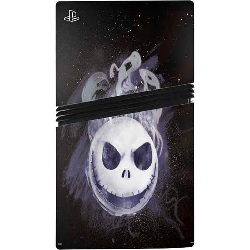 Disney The Nightmare Before Christmas Jack Skellington Face Art PS5 Pro Disk Console Skin